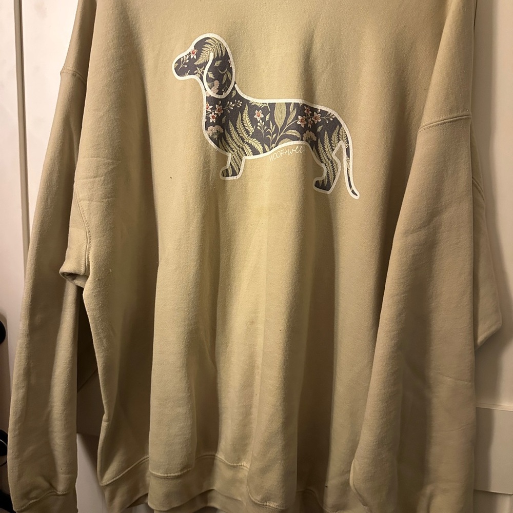 Gildan Beige Sweatshirt